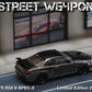 Street Warrior 1/64 Nissan Skyline GTR (R34) - Chrome Black Edition