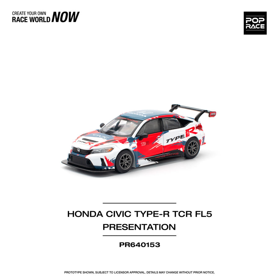 Pop Race 1/64 Honda Civic Type-R (FL5) TCR - Presentation Spec