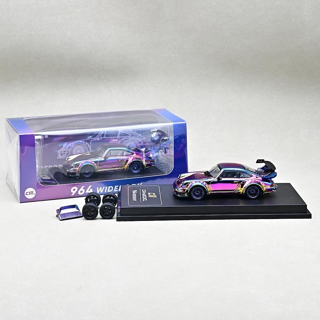 CM Model 1/64 RWB 964 Widebody - Chrome