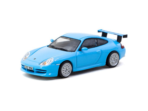 Tarmac Works 1/64 Porsche 911 (996) GT3 - Light Blue