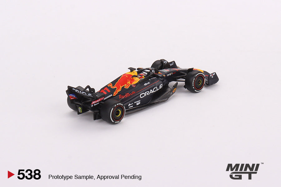 Mini GT 1/64 Oracle Red RB18 (#538) - Sergio Perez 2022 Abu Dhabi Grand Prix