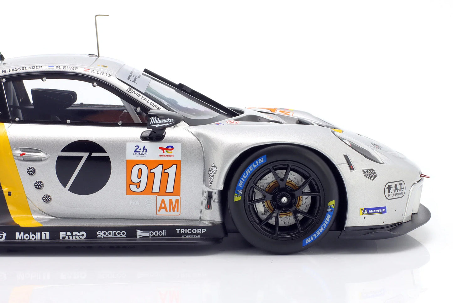IXO 1/18 Porsche 911 RSR-19 #911 - 24h LeMans 2023 Proton Competition