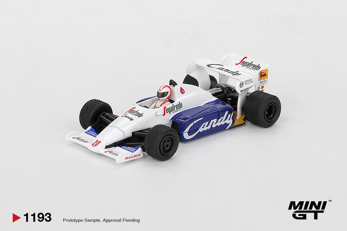 Mini GT 1/64 Toleman TG184 (#1193) - #20 Johnny Cecotto 1984 Monaco Grand Prix