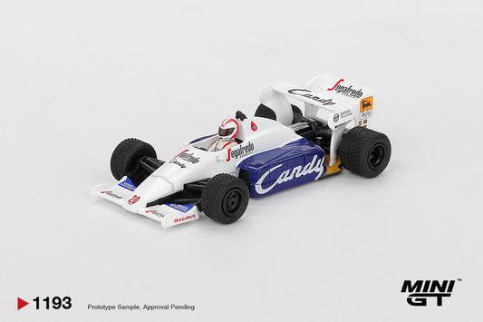 Mini GT 1/64 Toleman TG184 (#1193) - #20 Johnny Cecotto 1984 Monaco Grand Prix