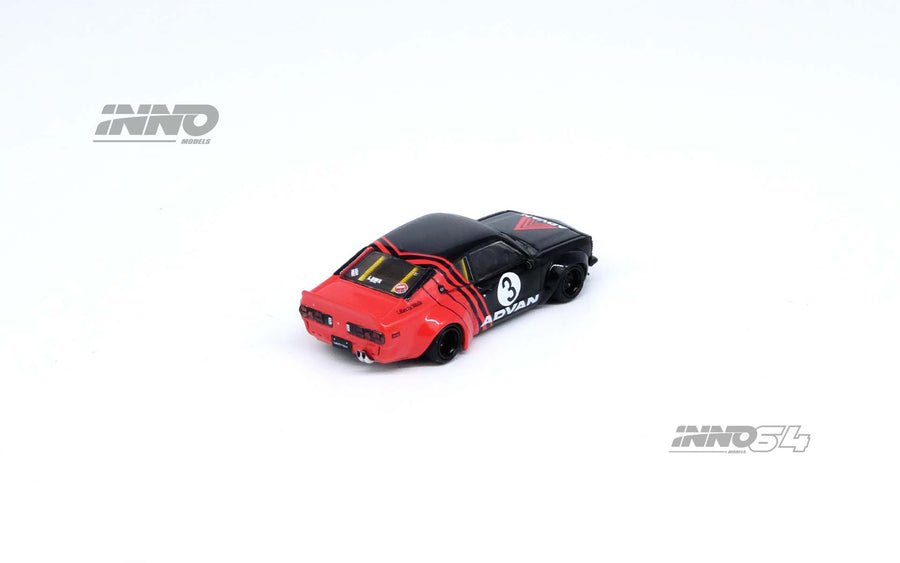 Inno64 1/64 LBWK Mazda RX3 Savanna - Advan Livery
