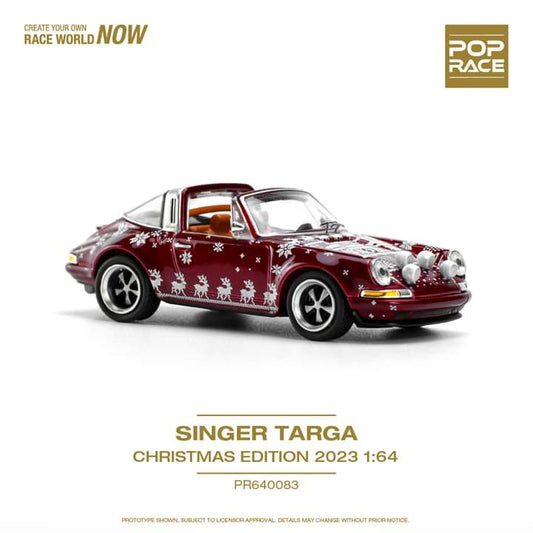 Pop Race 1/64 Singer 911 Targa - Christmas 2023 Edition