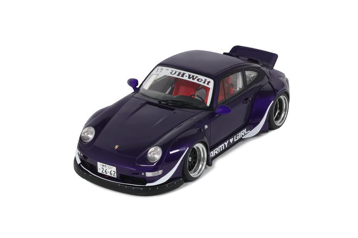 GT Spirit 1/18 RWB 993 "Army Girl" - Metallic Purple