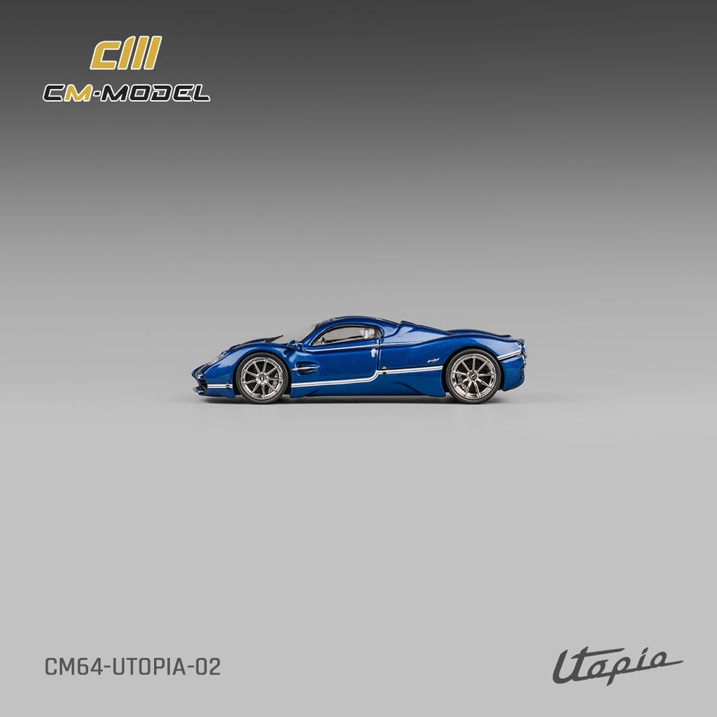 CM Model 1/64 Pagani Utopia - Metallic Blue