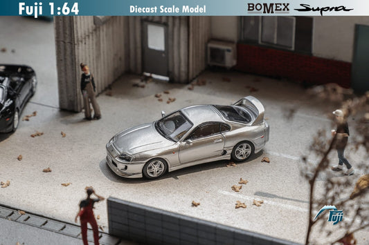 Fuji Diecast 1/64 Toyota Supra Bomex - Silver