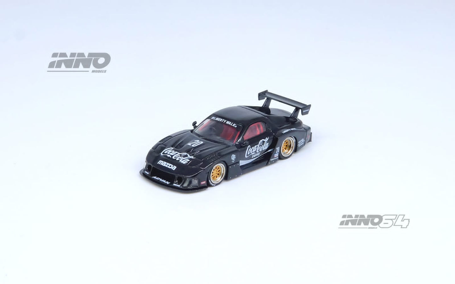 Inno64 1/64 LB Super Silhouette Mazda RX7 (FD3S) - Black