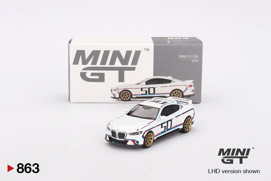 Mini GT 1/64 BMW 3.0 CSL (#863) - White