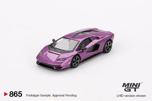 Mini GT 1/64 Lamborghini Countach (#865) - Viola 30th