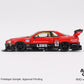 Mini GT 1/64 Nissan LB-ER34 Super Silhouette Skyline (#843) - Red/Black