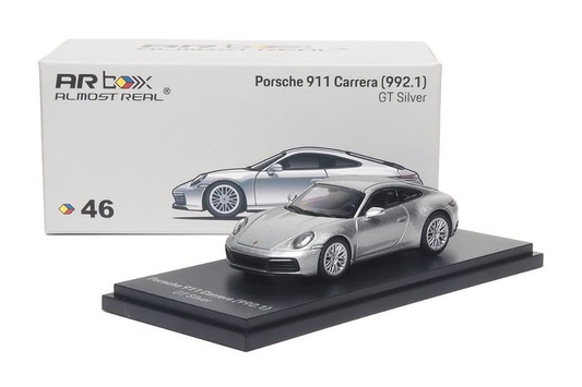Almost Real 1/64 Porsche 911 (992) Carrera - GT Silver