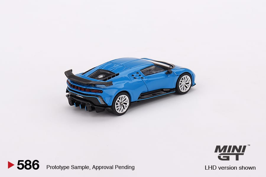 Mini GT 1/64 Bugatti Centodieci (#586) - Blu Bugatti