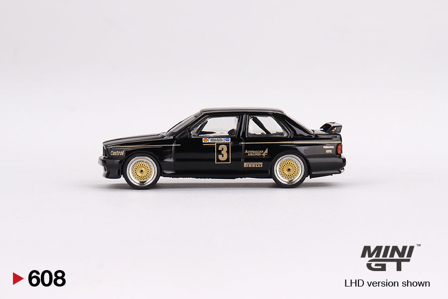 Mini GT 1/64 BMW M3 #3 JPS Team BMW (#608) 1987 ATCC Championship Winner