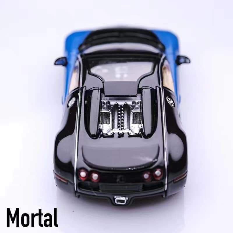 Mortal Diecast 1/64 Bugatti Veyron - Blue/Black