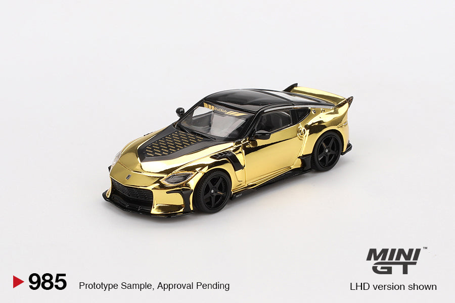 Mini GT 1/64 Nissan Z VeilSide FFZ400 (#985) - Gold Chrome