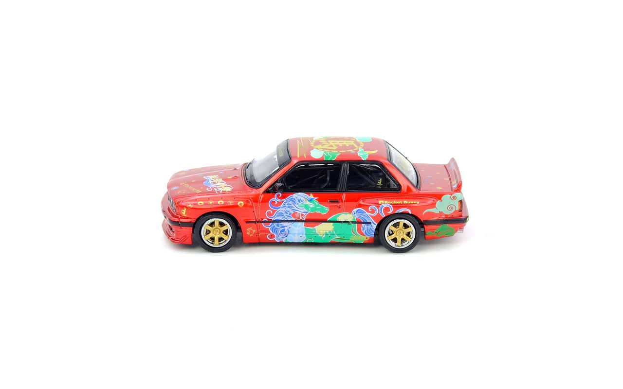 Inno64 1/64 Pamdem BMW E30 - Year Of The Horse Chinese New Year 2026 Special Edition