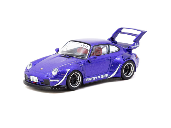 Tarmac Works 1/64 RWB 993 - Army Girl Purple