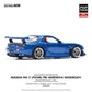 Pop Race 1/64 Mazda RX7 Widebody - Blue/Carbon