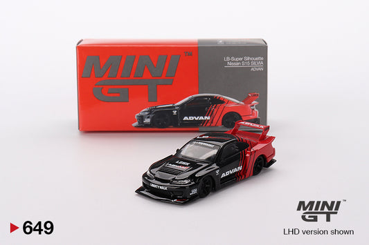 Mini GT 1/64 Nissan Silvia LB-Super Silhouette (#649) - Advan Livery