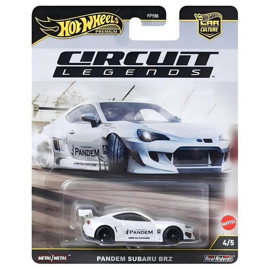 Hot Wheels Premium 1/64 Pandem Subaru BRZ - White
