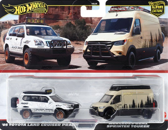 Hot Wheels Premium 1/64 Car Culture Black Rhino Twin Pack