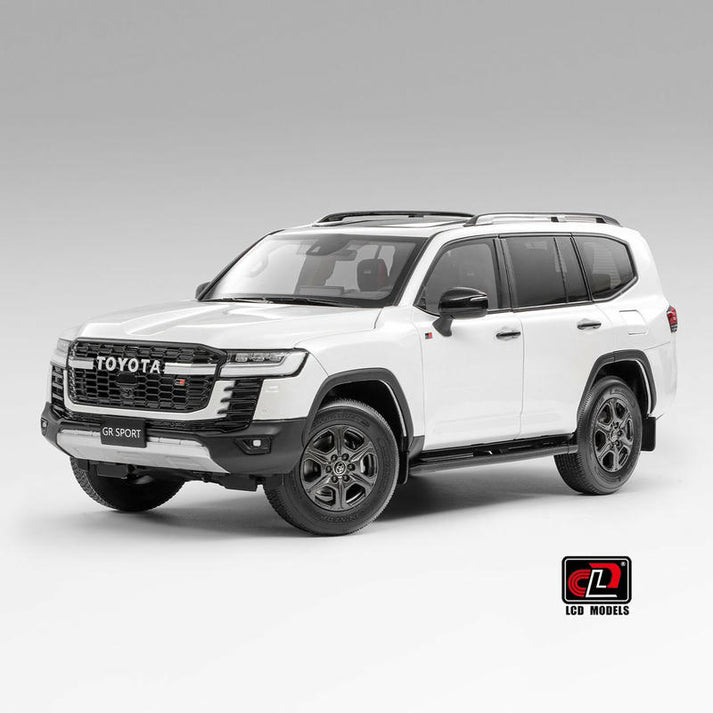 ⚠️ PRE ORDER ⚠️ LCD 1/18 Toyota Land Cruiser GR Sport - White