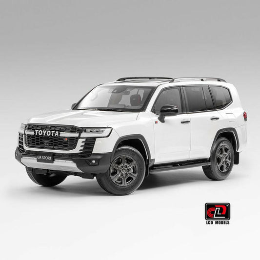 ⚠️ PRE ORDER ⚠️ LCD 1/18 Toyota Land Cruiser GR Sport - White