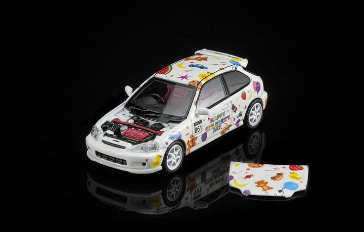 ⚠️ PRE ORDER ⚠️Motorhelix 1/64 Honda Civic Type-R (EK9) - Children's Day Special Edition
