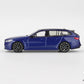 Mini GT 1/64 BMW M5 Touring (#1080) - Marina Bay Blue Metallic