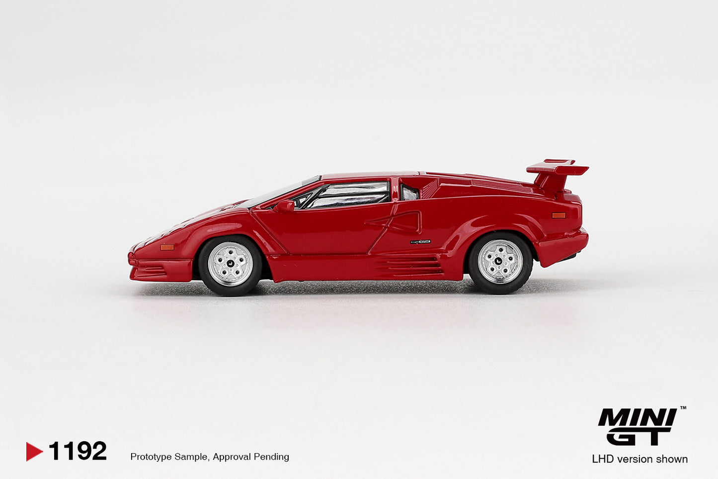 Mini GT 1/64 Lamborghini Countach 25th Anniversary (#1192) - Red