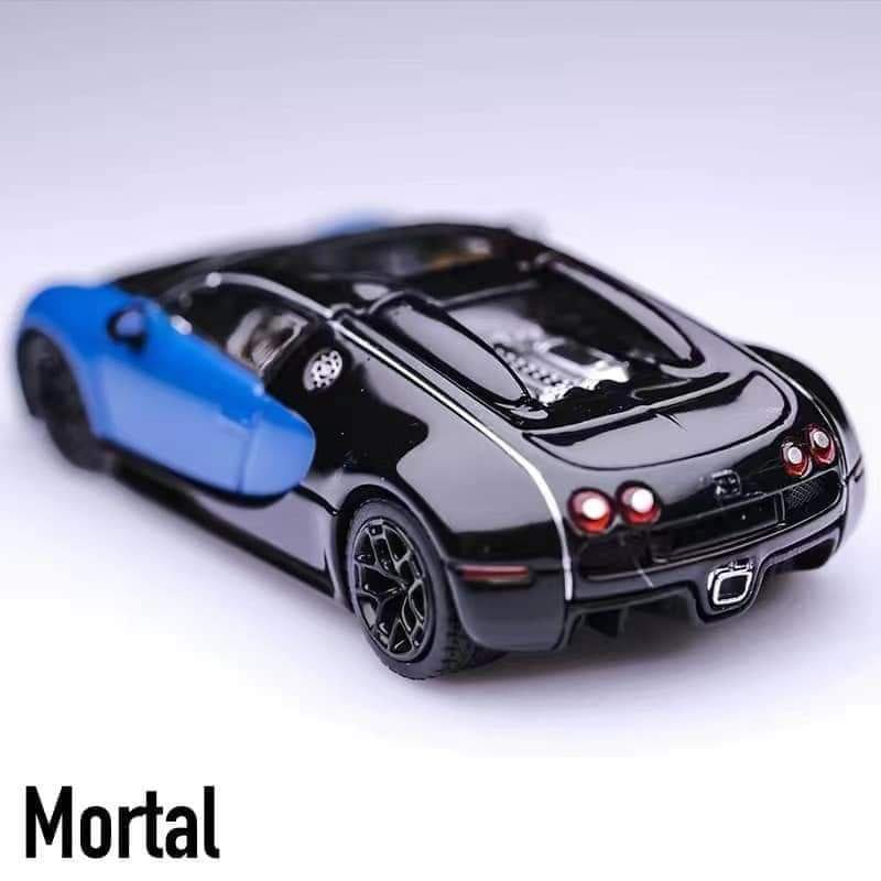 Mortal Diecast 1/64 Bugatti Veyron - Blue/Black