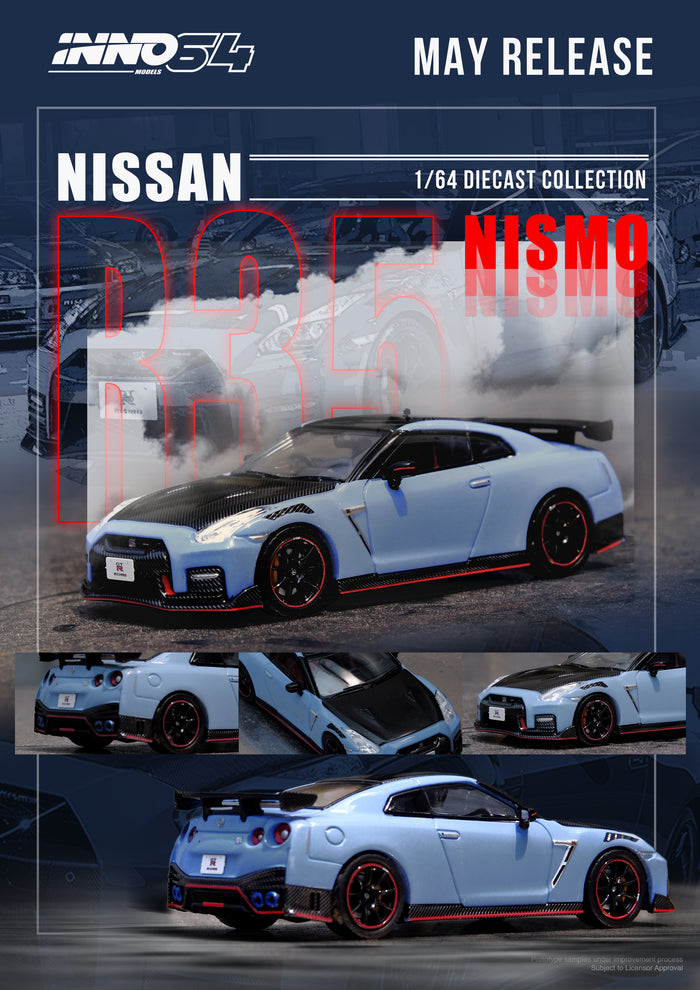 Inno64 1/64 Nissan GTR (R35) NISMO - Grey