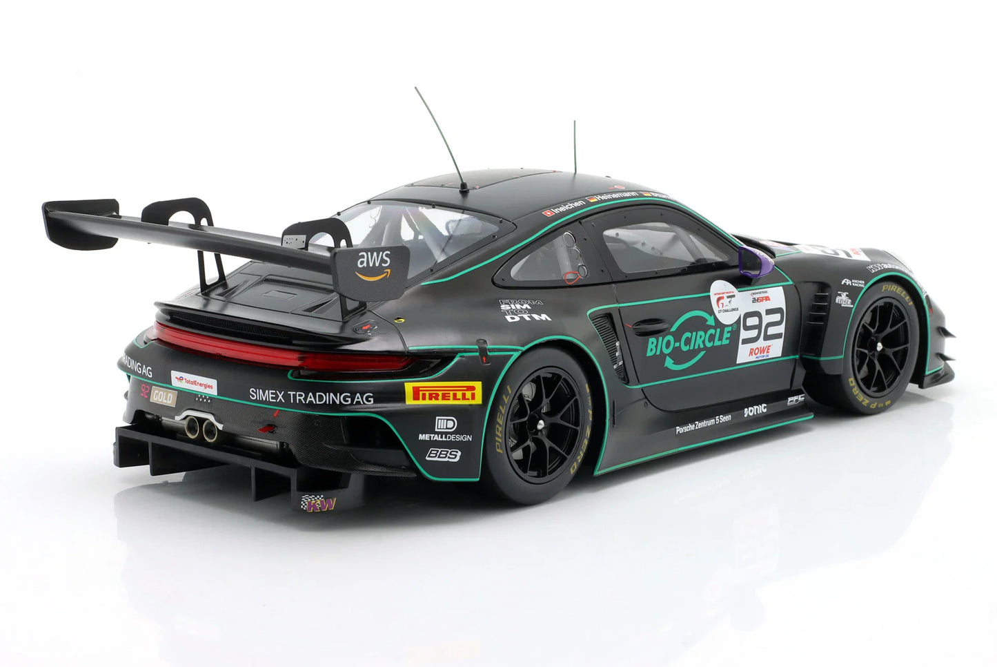 IXO 1/18 – Porsche 911 (992) GT3 R – 24h Spa 2025