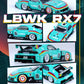 Inno64 1/64 LB Super Silhouette Mazda RX7 (FD3S) - Hobby Expo China 2024 Exclusive Event Model