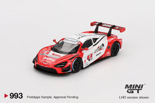 Mini GT 1/64 McLaren 720S GT3 Evo Pfaff Motorsports (#993) - 2024 IMSA Laguna Seca