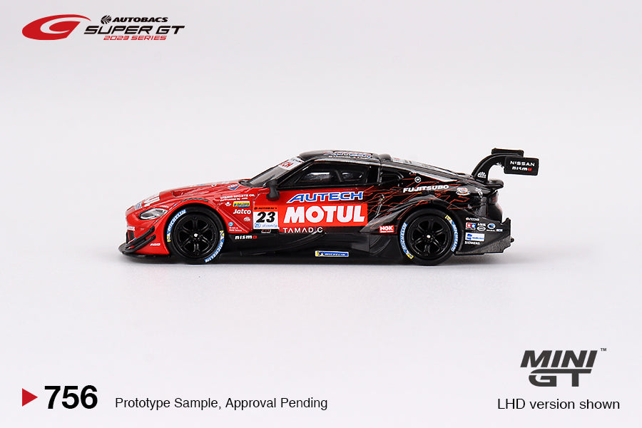 Mini GT 1/64 Nissan Z GT500 #23 "MOTUL AUTECH Z" NISMO (#756) - 2023 SUPER GT SERIES