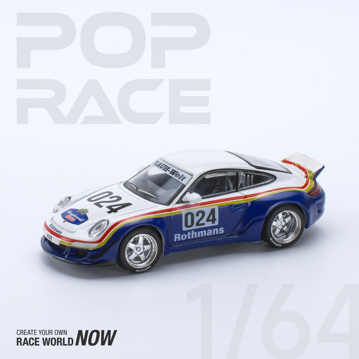Pop Race 1/64 RWB 997 - Rothmans Livery – Octane Republic Die Cast And ...