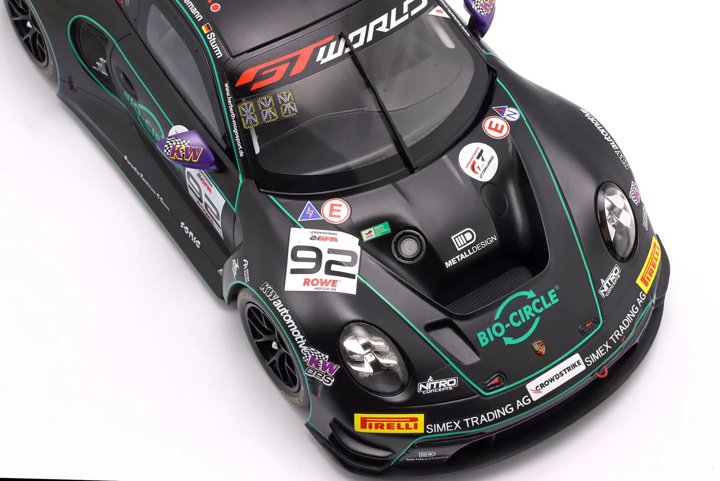 IXO 1/18 – Porsche 911 (992) GT3 R – 24h Spa 2025
