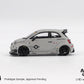 Mini GT 1/64 Abarth 595 LB-WORKS x Abas Works Fighters (#1064) - Matte Grey