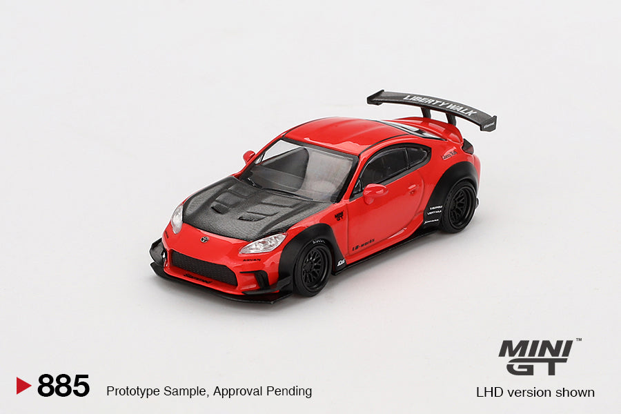 Mini GT 1/64 Toyota GR86 LB★Nation (#885) - Red