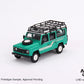 Mini GT 1/64 Land Rover Defender 110 Country Station Wagon (#590) - Trident Green