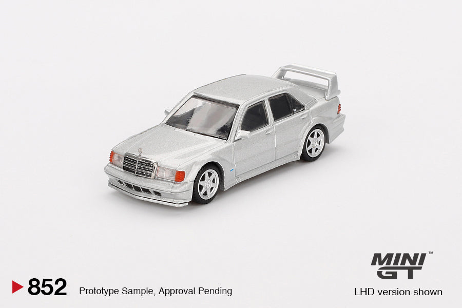 Mini GT 1/64 Mercedes-Benz 190E 2.5-16 Evolution II (#852) - Astral Silver