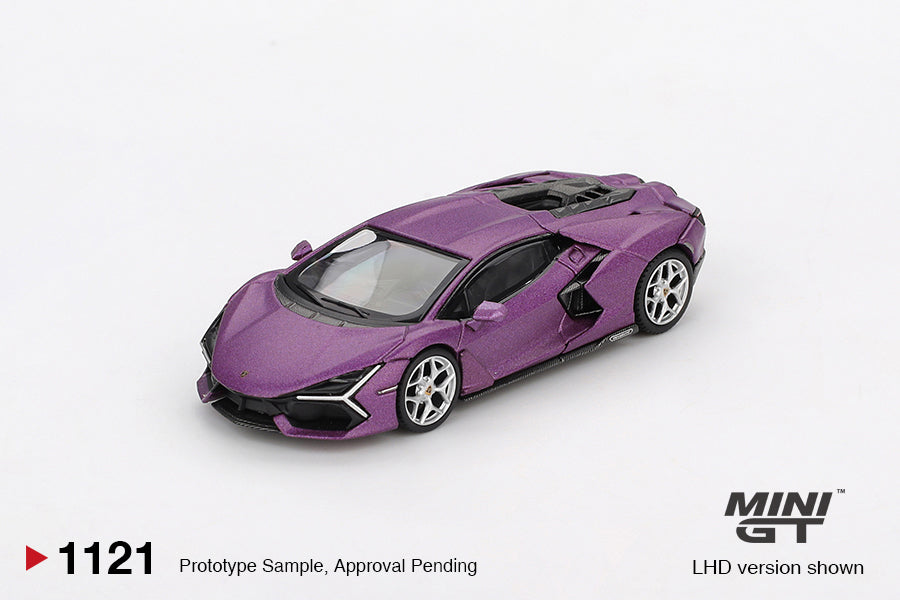 Mini GT 1/64 Lamborghini Revuelto (#1121) - Viola 30th Matte