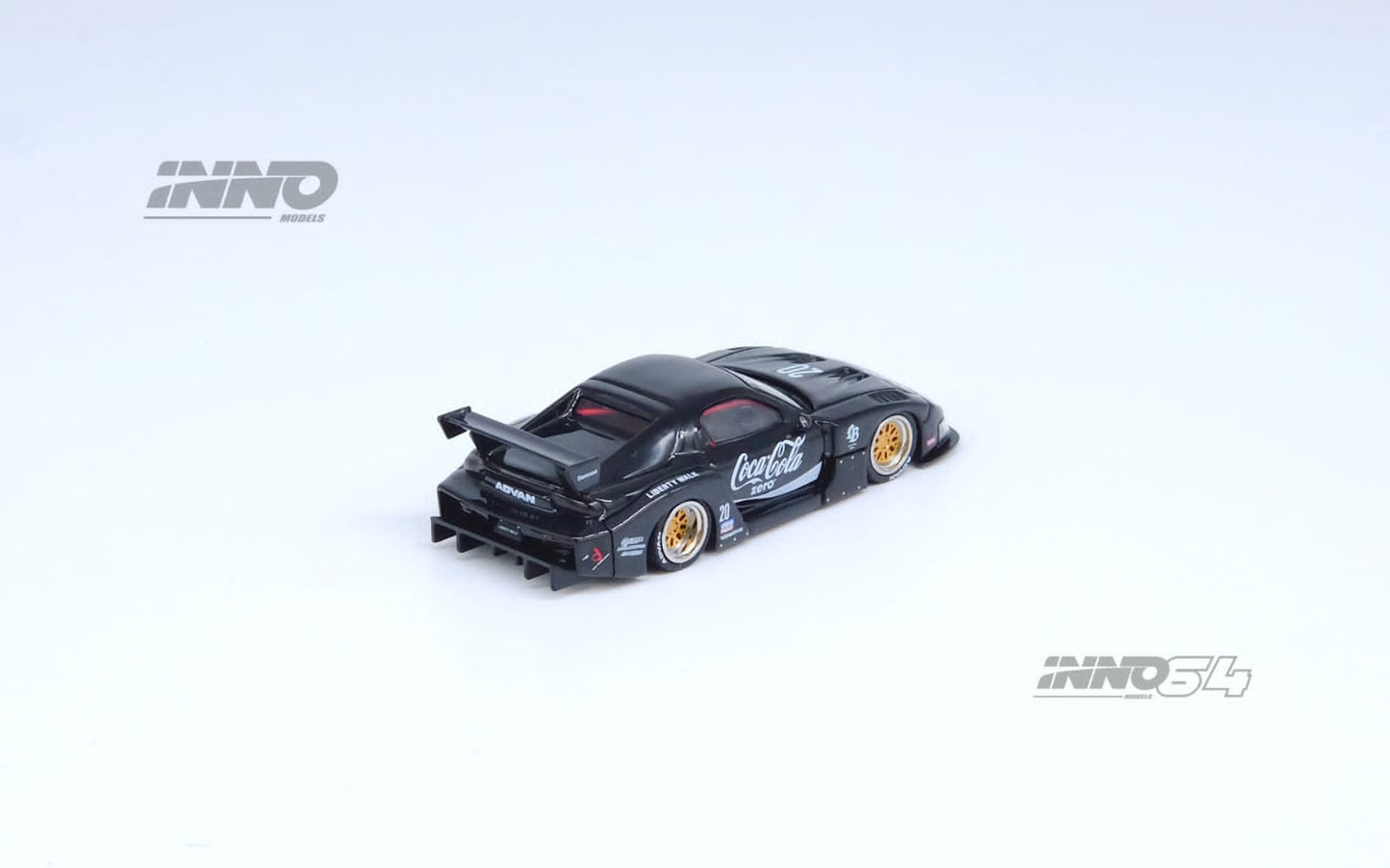 Inno64 1/64 LB Super Silhouette Mazda RX7 (FD3S) - Black