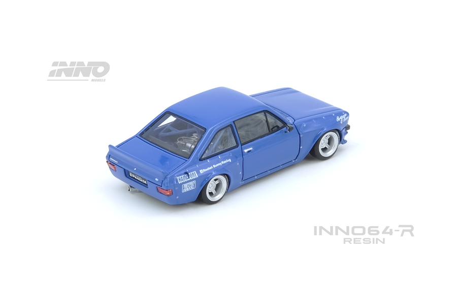 ⚠️ PRE ORDER ⚠️ Resin64 1/64 Pandem Ford Escort MK2 Retro Havoc - Blue