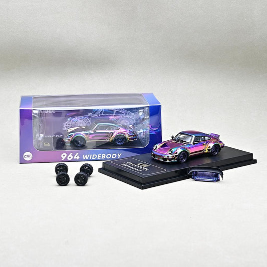 CM Model 1/64 RWB 964 Widebody - Chrome