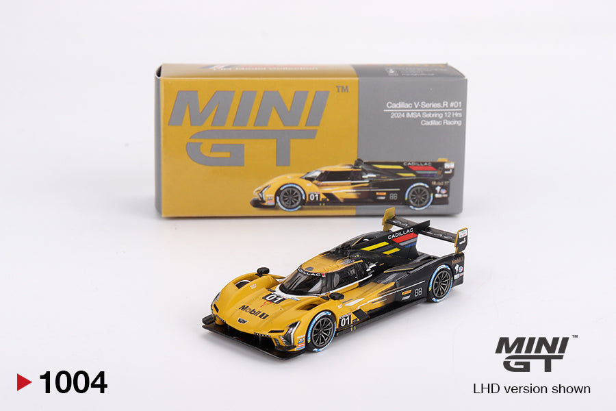 Mini GT 1/64 Cadillac V-Series.R (#1004) - Cadillac Racing 2024 IMSA Sebring 12 Hrs